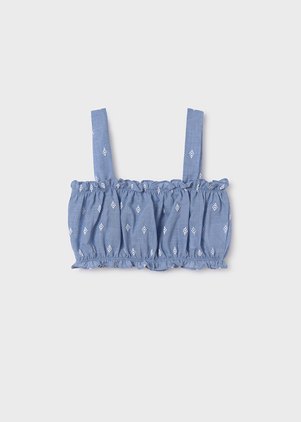 Blusa e top a balze ragazza – MAYORAL - immagine 4