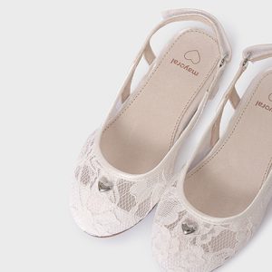 Ballerina aperta al tallone con soletta pelle sostenibile bambina  – MAYORAL