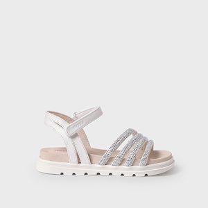 Sandali strass soletta pelle sostenibile bambina  – MAYORAL