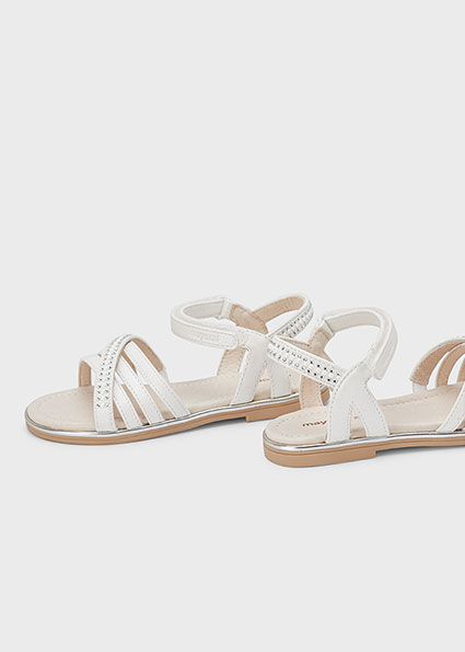 Sandali strass soletta pelle sostenibile bambina – MAYORAL - immagine 3