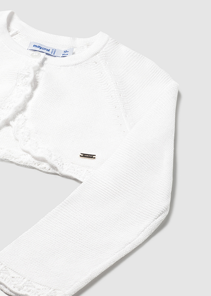 Cardigan bolerino basico tricot neonata – MAYORAL - immagine 5