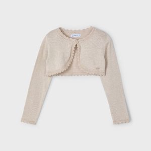 Cardigan modello bolerino in maglia bambina – MAYORAL
