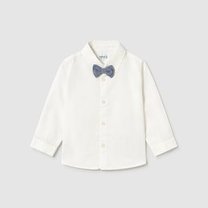 Camicia manica lunga con papillon neonato – MAYORAL