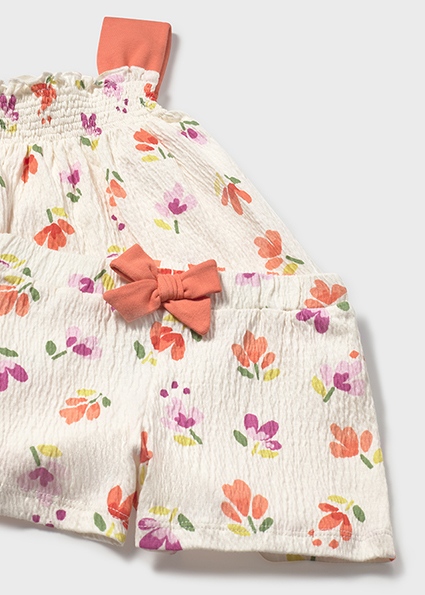 Completo pantaloncino e maglietta neonata – MAYORAL - immagine 3