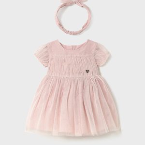 Vestito con fascia neonata – MAYORAL