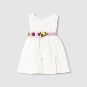 Vestito con fusciacca floreale neonata – MAYORAL