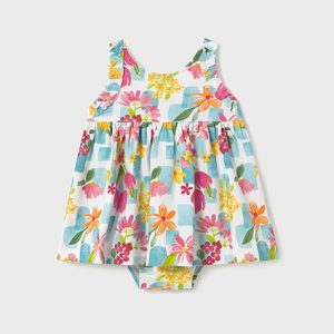 Vestito con copri pannolino stampato neonata – MAYORAL