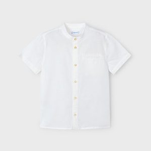 Camicia colletto coreana lino bambino – MAYORAL