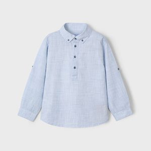 Camicia modello polo manica lunga bambino – MAYORAL