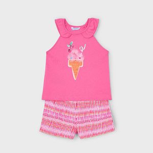 Completo shorts e maglietta gelato bambina – MAYORAL