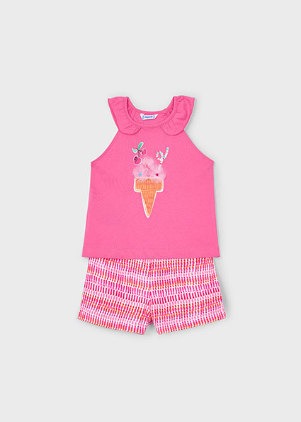 Completo shorts e maglietta gelato bambina – MAYORAL