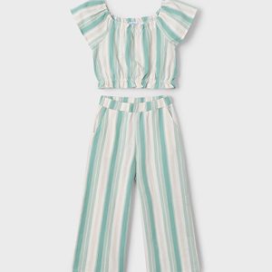 Completo pantalone e maglietta righe bambina – MAYORAL