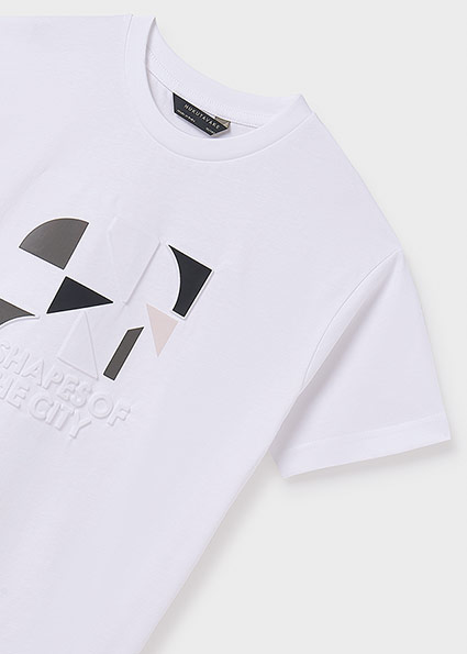 Maglietta rilievi geometrici ragazzo – MAYORAL - immagine 3