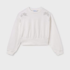 Felpa ricamo ragazza – MAYORAL