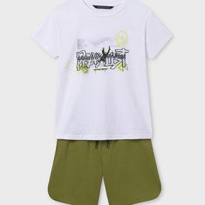 Completo bermuda e maglietta urban ragazzo  – MAYORAL