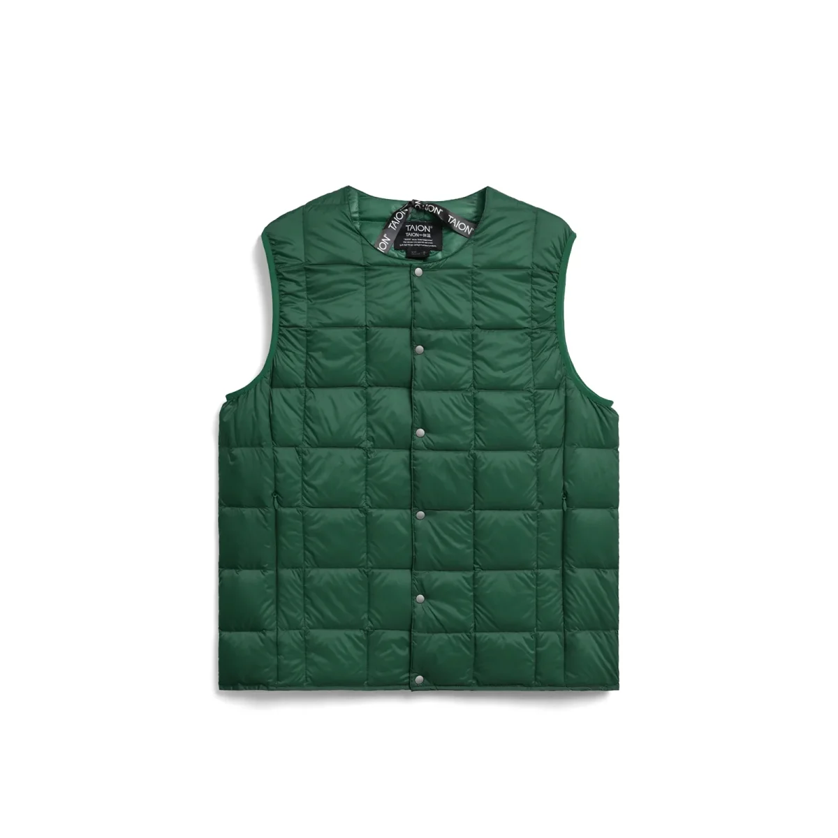 Taion Crew-Neck Button Down Vest Men