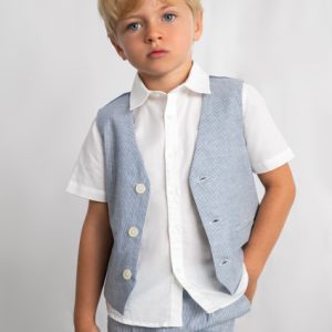 Gilet lino suiting