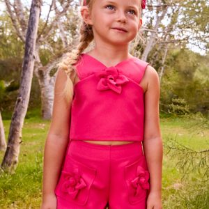 Compl. bermuda crepe fiori