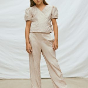 Completo pantalone lungo ricamo