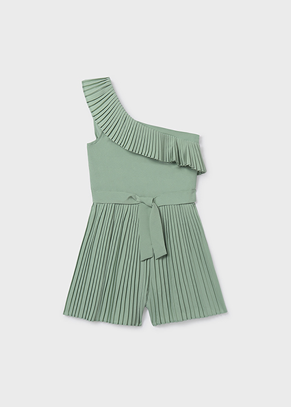 Tuta corta plissettata - immagine 4