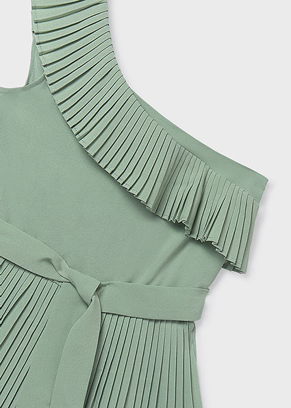 Tuta corta plissettata - immagine 6