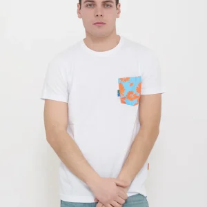 T-shirt victor cool stampa tasca 100% cotone Made in Italy