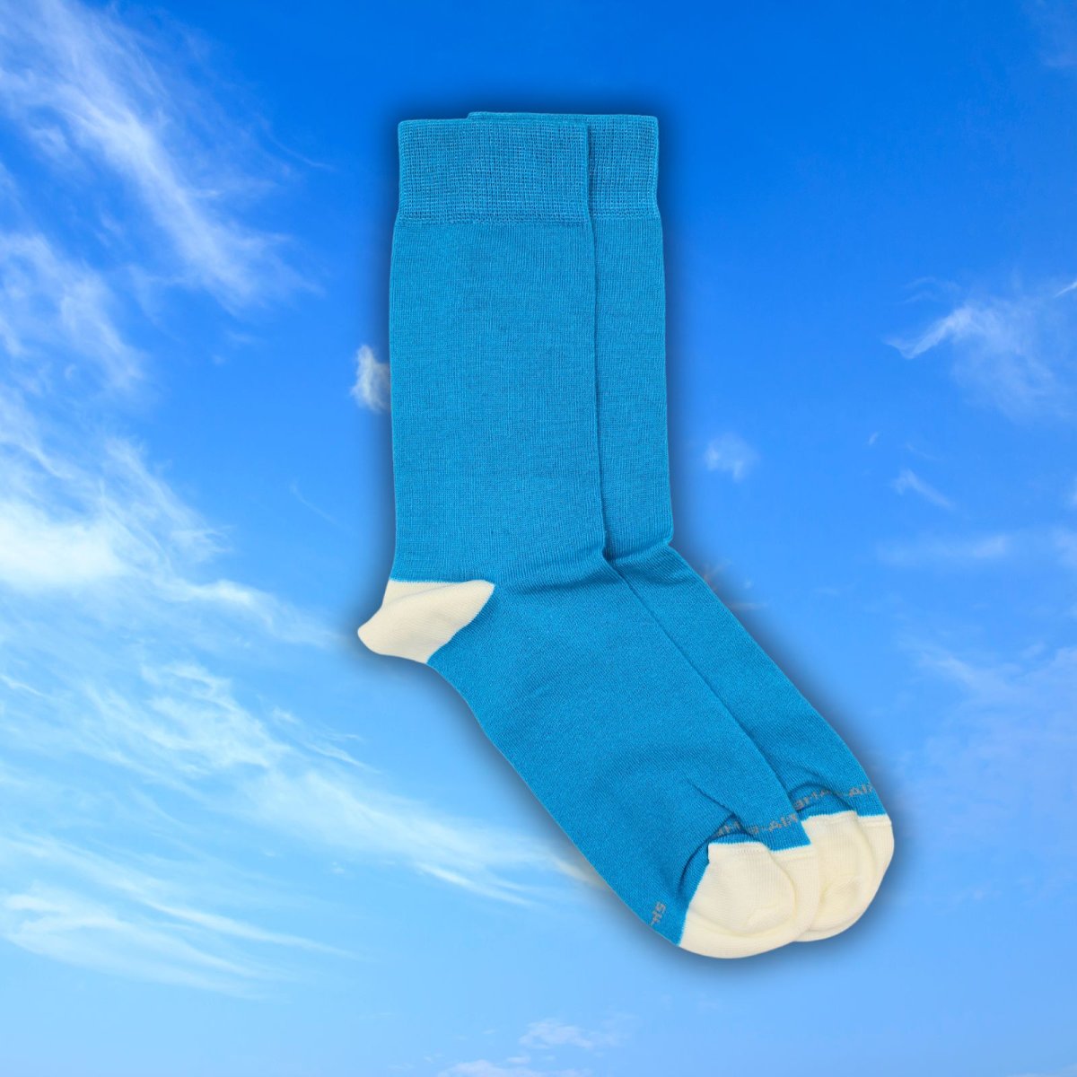 Calzini metà polpaccio in Bambù – Azzurro Puffo - immagine 2