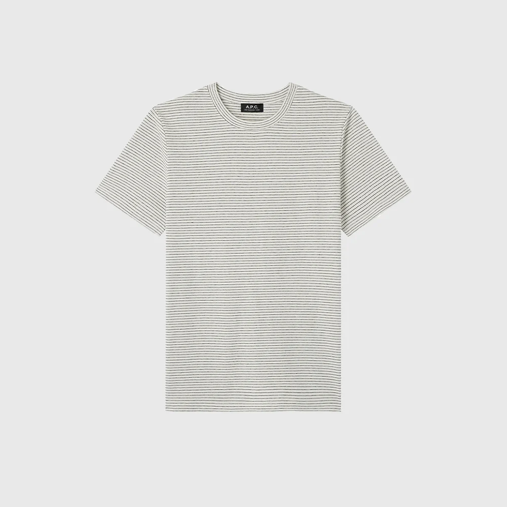 A.P.C. T-Shirt Polo Blanc