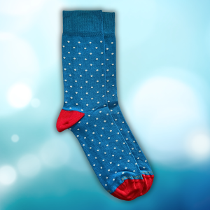 Calzini metà polpaccio in Bambù – Pois Puffo