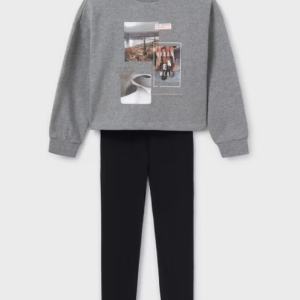 Completo leggings e felpa foto ragazza – MAYORAL