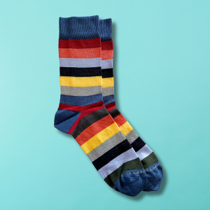 Calzini metà polpaccio in Bambù – Fasce Colorate