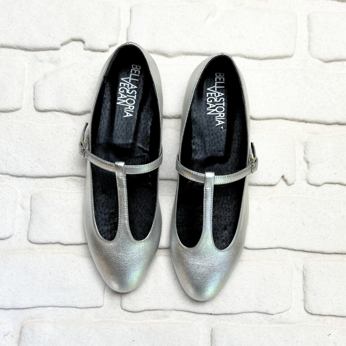 VANITY ballerina Mary Jane – Ohoskin – Silver - immagine 3