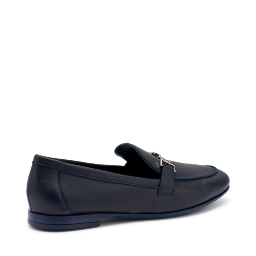 FRAU MOCASSINO PELLE BLU - immagine 4