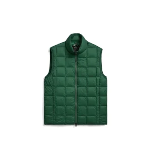 Taion Hi Neck W-Zip Down Vest