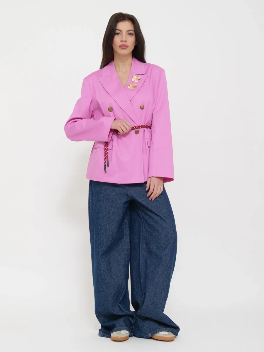 Blazer crop dettaglio cuore Dixie - immagine 2