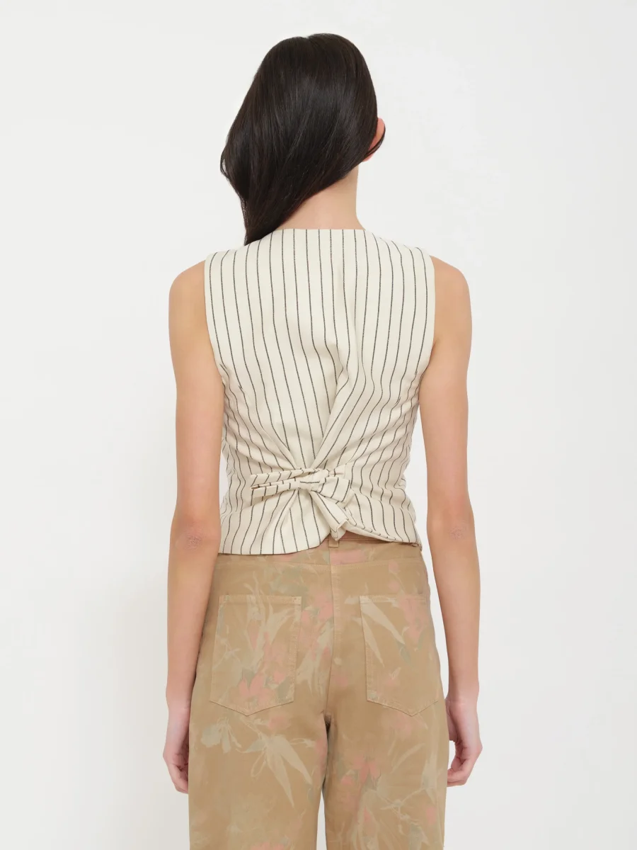 Gilet a righe dixie - immagine 4