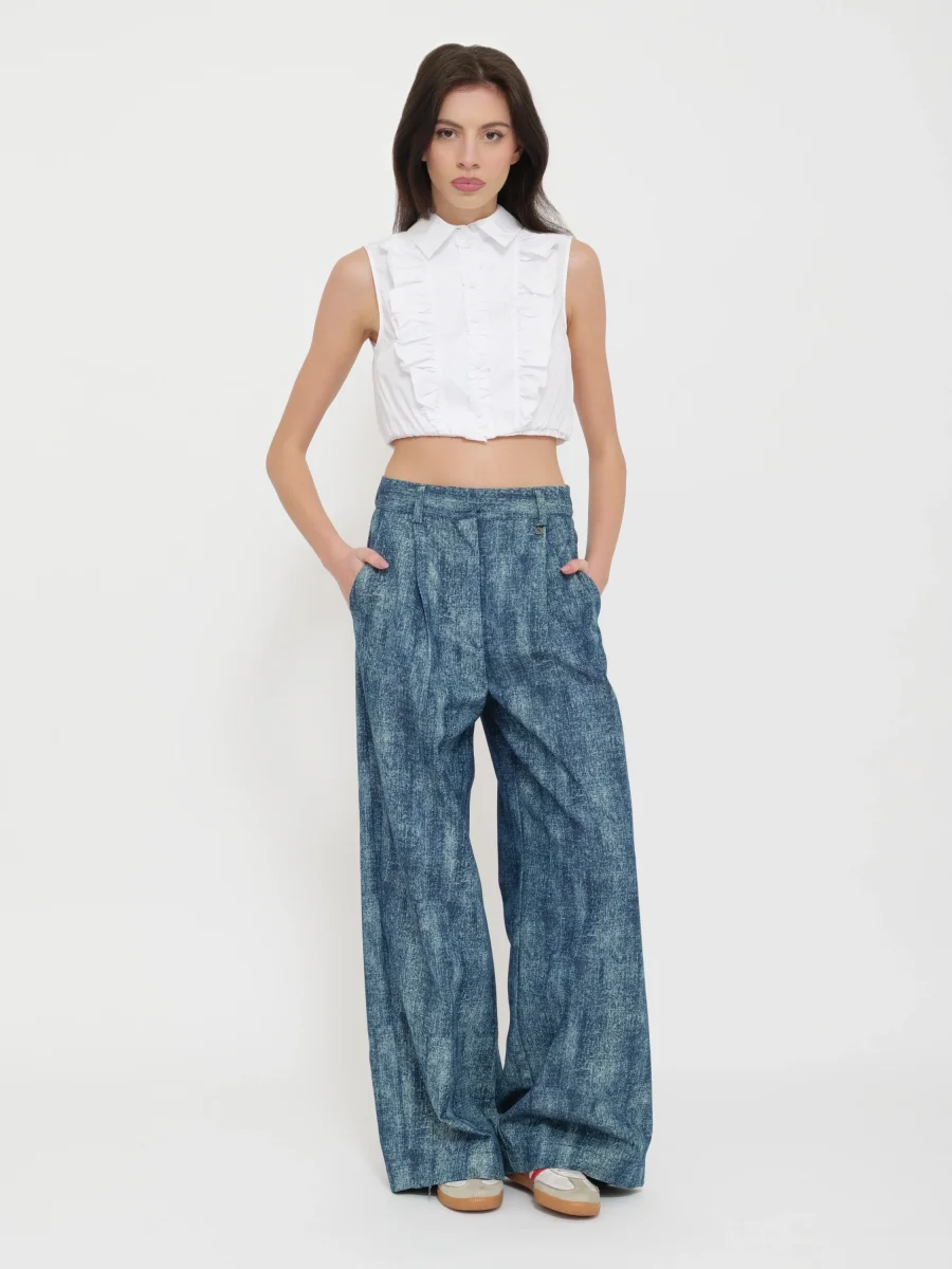 Blusa crop dixie - immagine 2