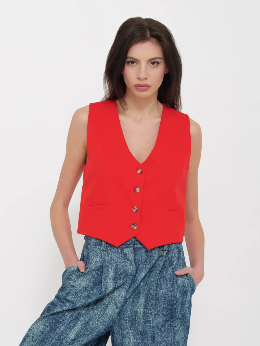 Gilet dixie rosso