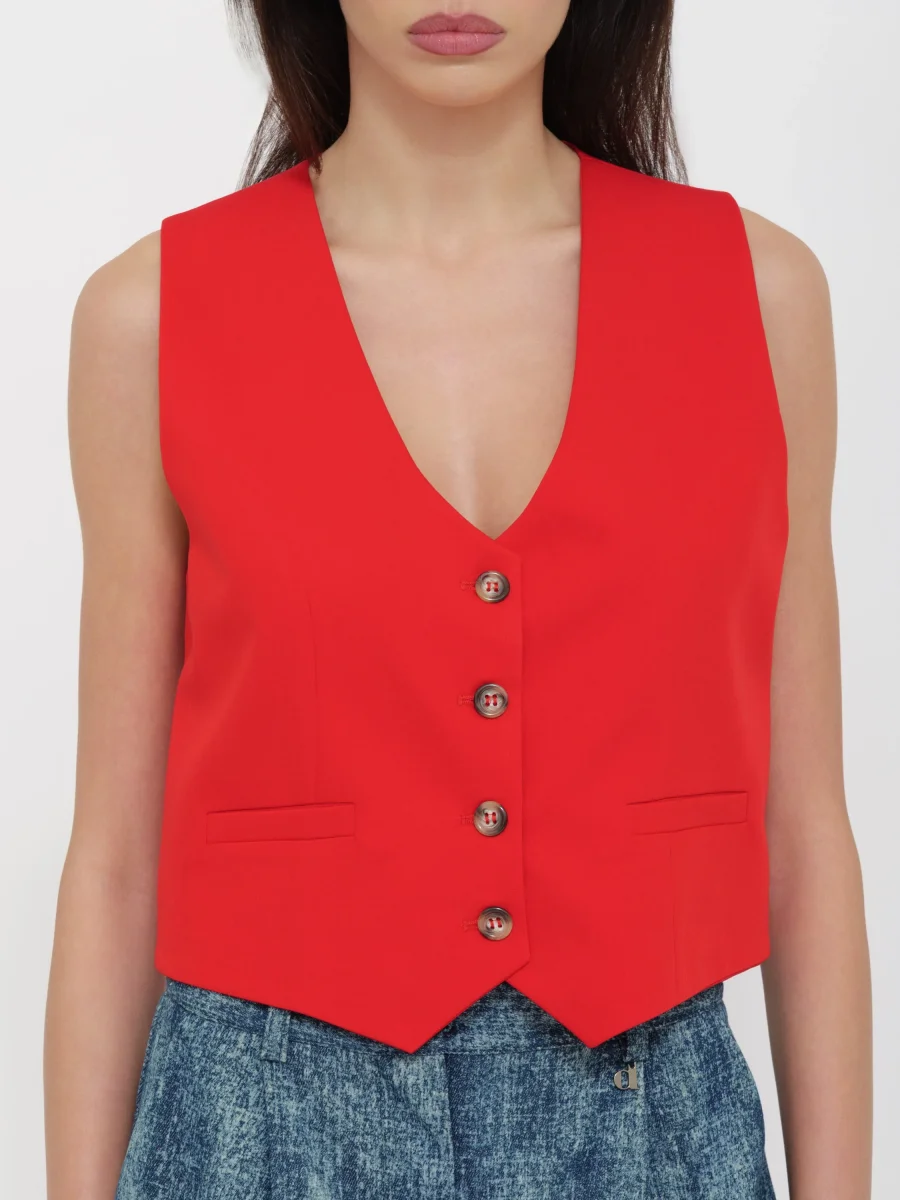 Gilet dixie rosso - immagine 5