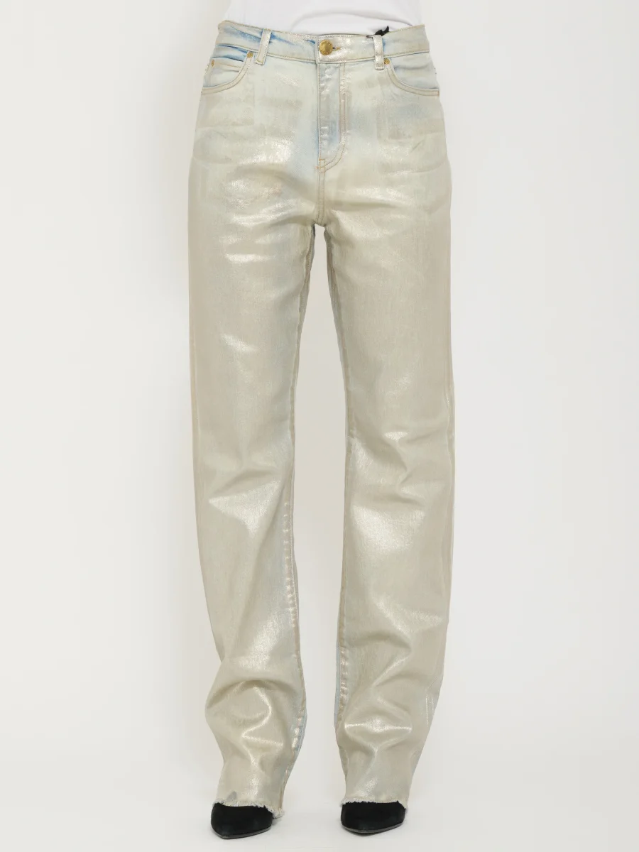 Shining denim bianco pinko - immagine 2