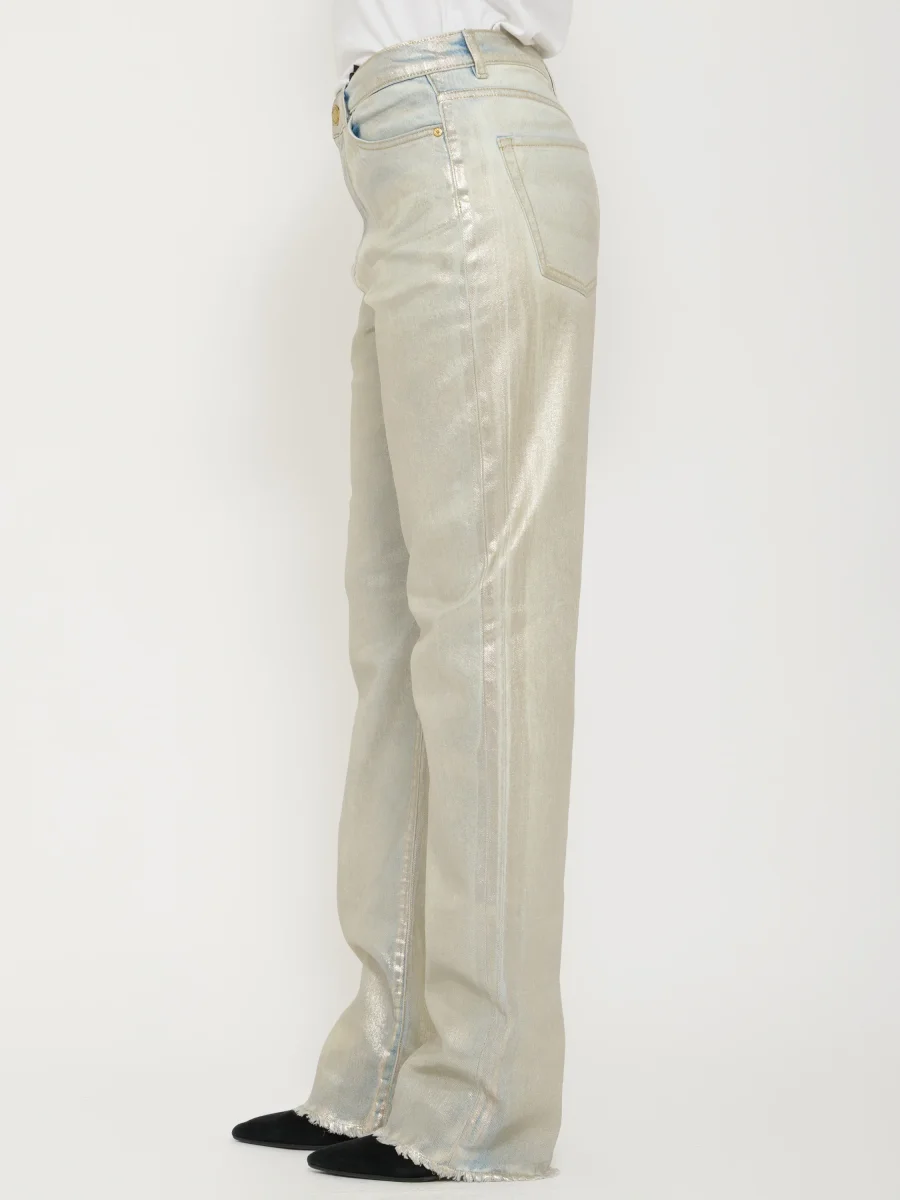 Shining denim bianco pinko - immagine 3