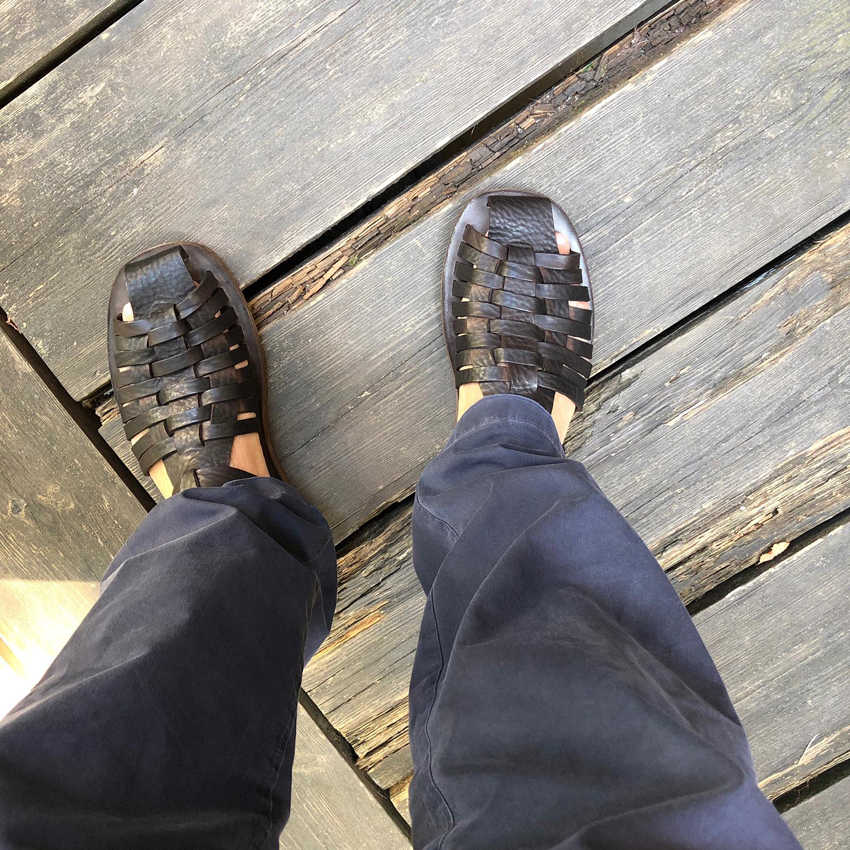 Sandalo Arno da Uomo Gladiatore linea Antica Toscana realizzato per Massimo - immagine 7