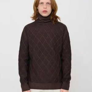 Pullover collo alto reversibile H953