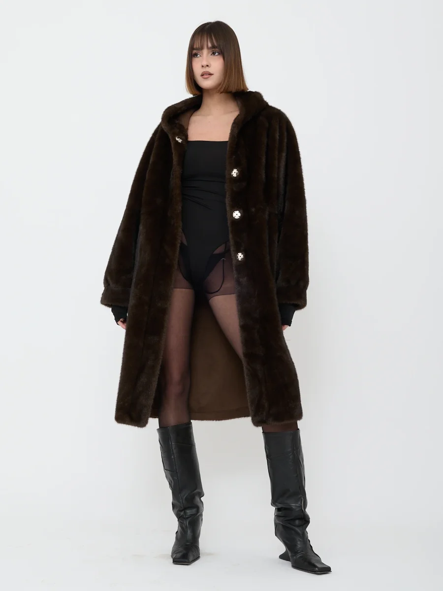 Cappotto con cappuccio toy g - immagine 3