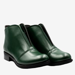 ALICE – Stivaletto Vegan Verde in UPPEAL® (Pelle di Mela)