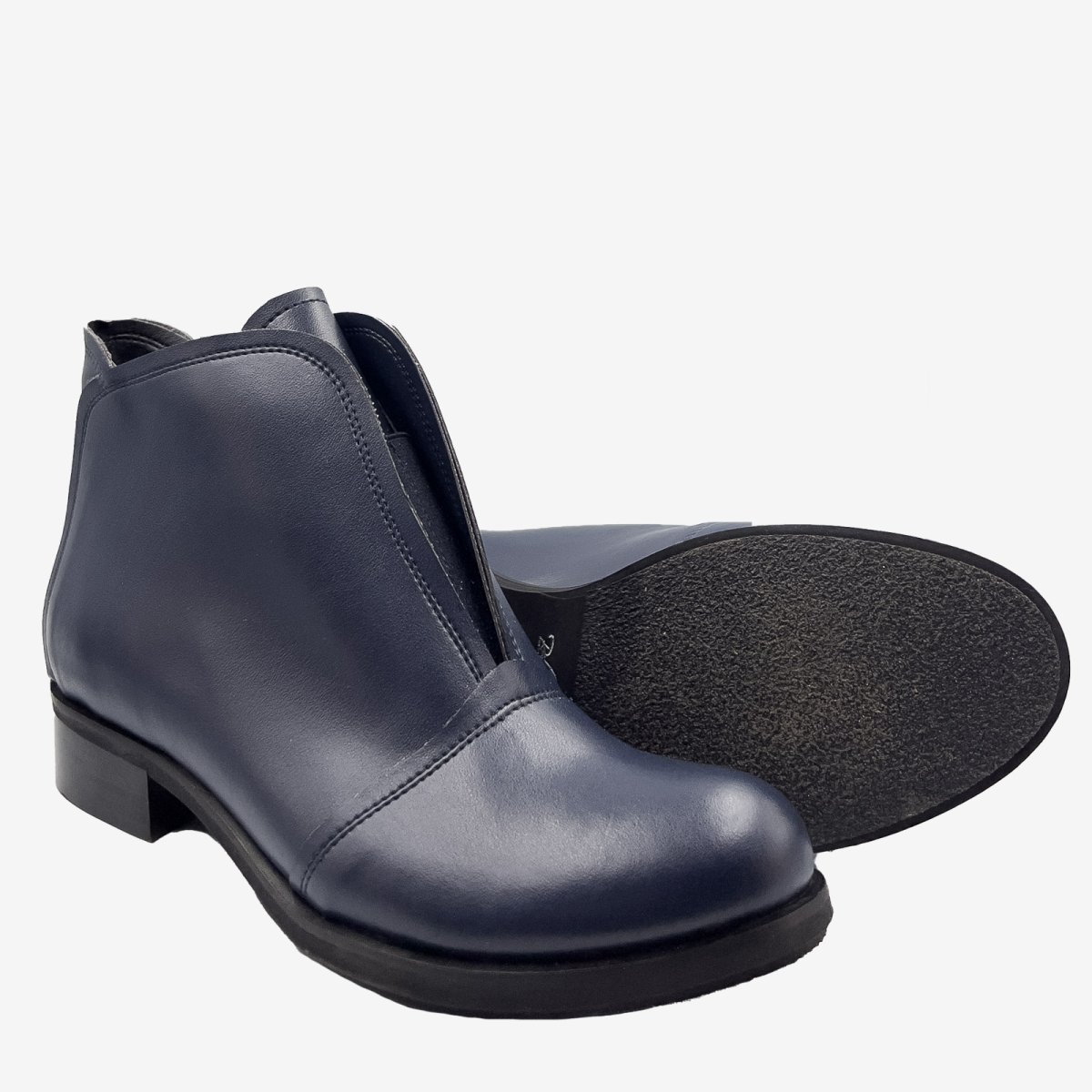 ALICE – Stivaletto Vegan Blu in UPPEAL® (Pelle di Mela) - immagine 2