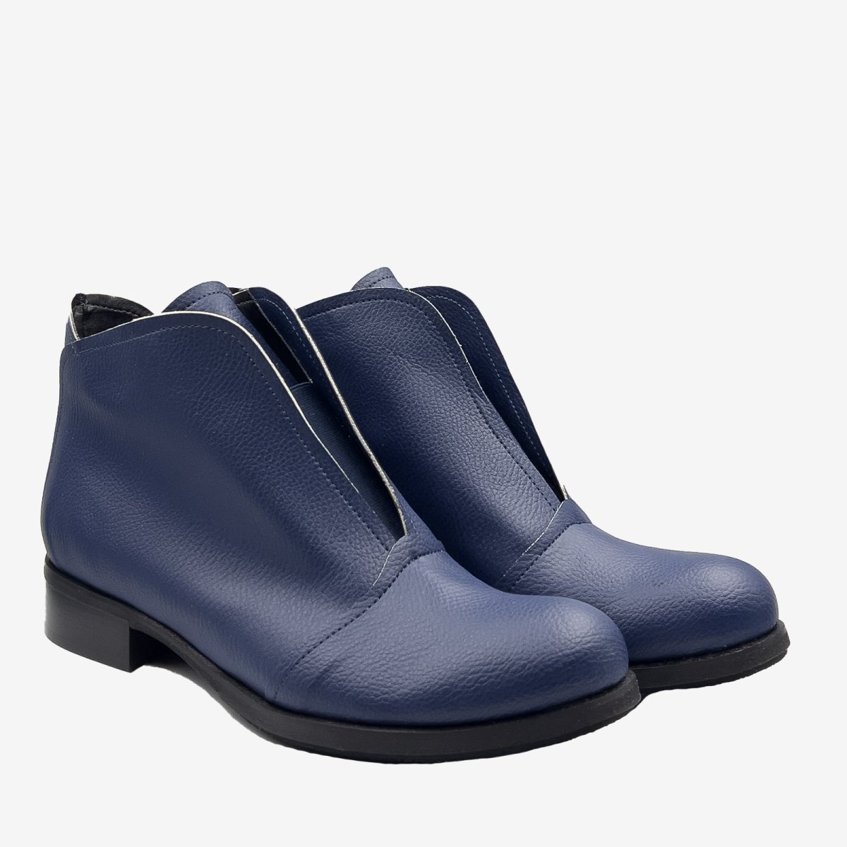 ALICE – Stivaletto Vegan in Pelle di Arancia Blu - immagine 2