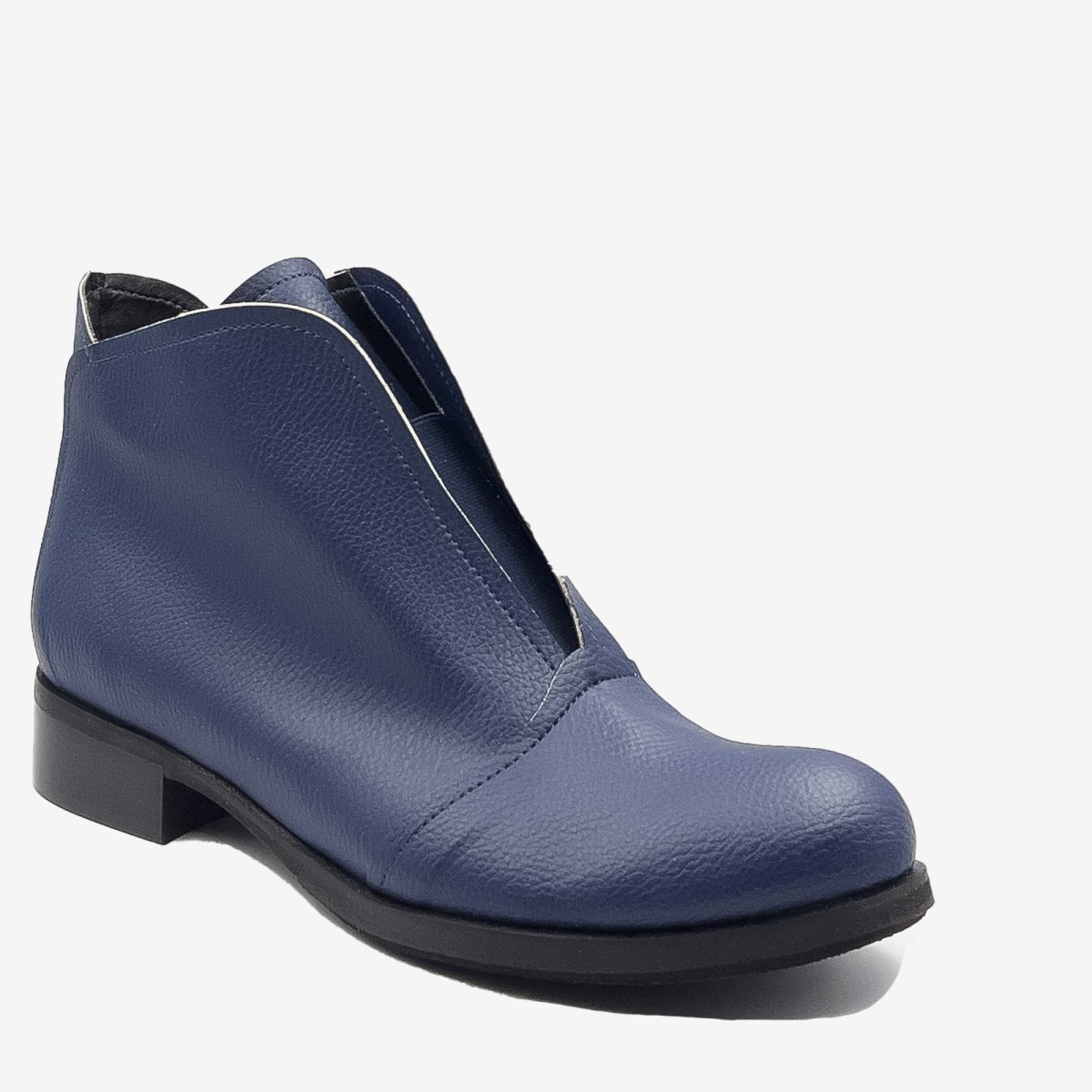 ALICE – Stivaletto Vegan in Pelle di Arancia Blu - immagine 3