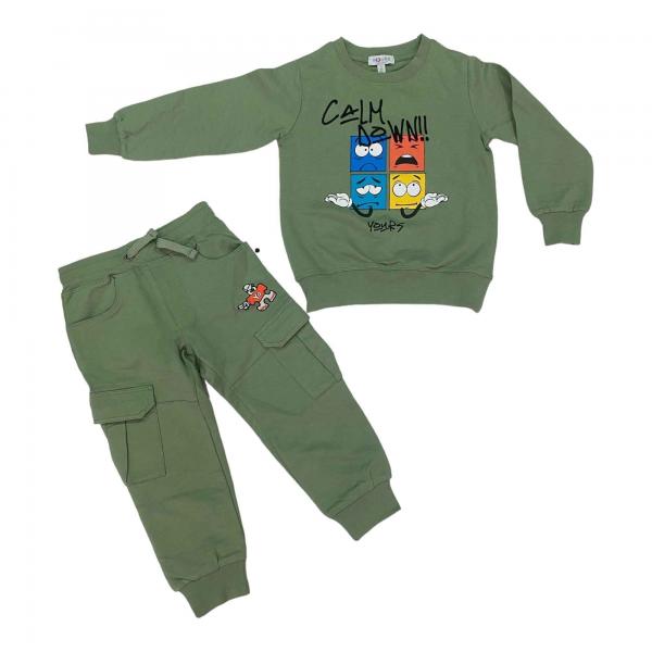 COMPLETO T SHIRT SHORT BAMBINO – YOURS - immagine 2