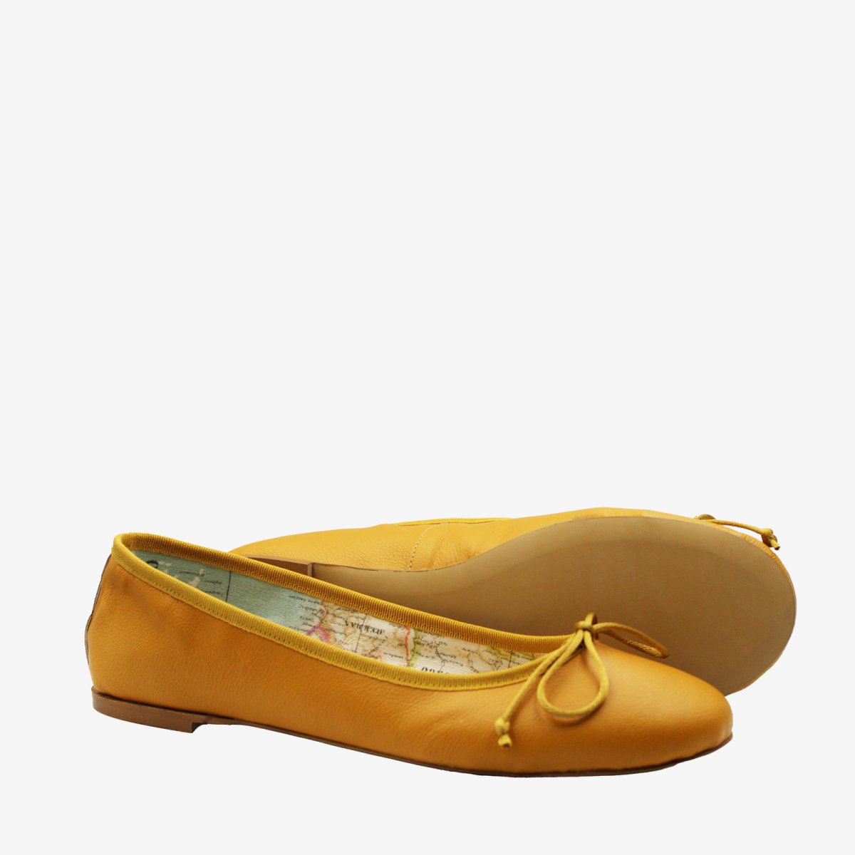 ELI ballerina senape – pelle mela – veganshoes - immagine 8